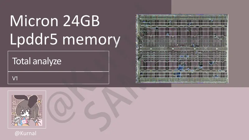 Micron LPDDR5 24GB analyze